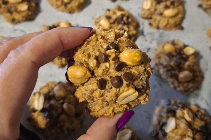 Cookies с фъстъчено масло и овесени ядки